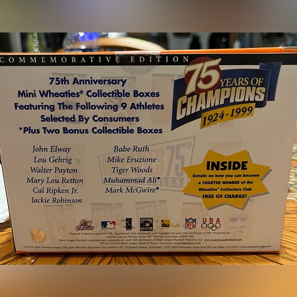 Wheaties 75 years of champions “Lou Gehrig” - Picture 2 of 2